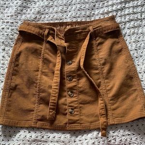 New American Eagle button up skirt